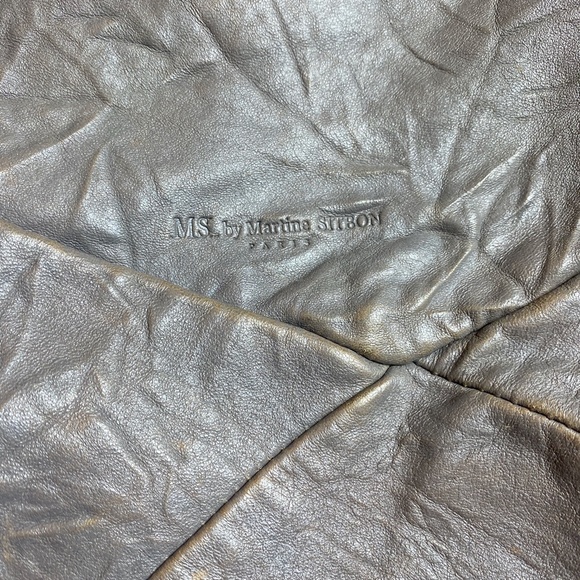 Gray Martine Sitbon Lambskin Leather Hobo - Picture 7 of 11